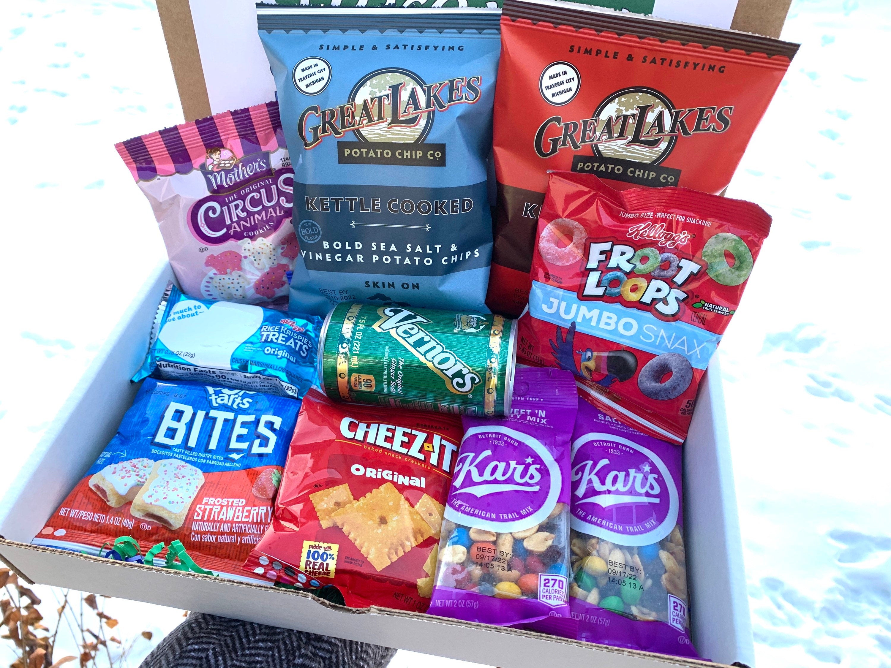 Michigan Snacks Made in Michigan Snack Box – Shawn’s Sweet Treats